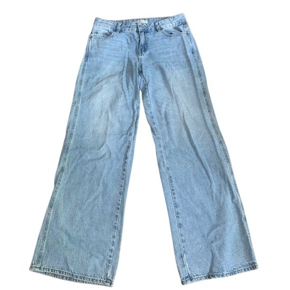 PacSun Denim - PacSun Womens Light Wash High Rise Wide Leg Relaxed Denim Jeans Size 26